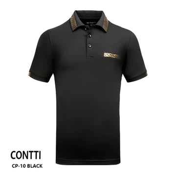 POLO SHIRT CP-10 BLACK - Main Image