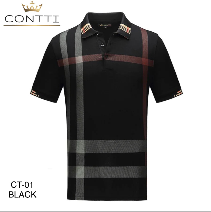 Tシャツ・カットソー IONSEOUL Checker Collar Polo T-Shirt (2color) JE1015 IONSEOUL Checker Collar Polo T-Shirt (2color) JE1015