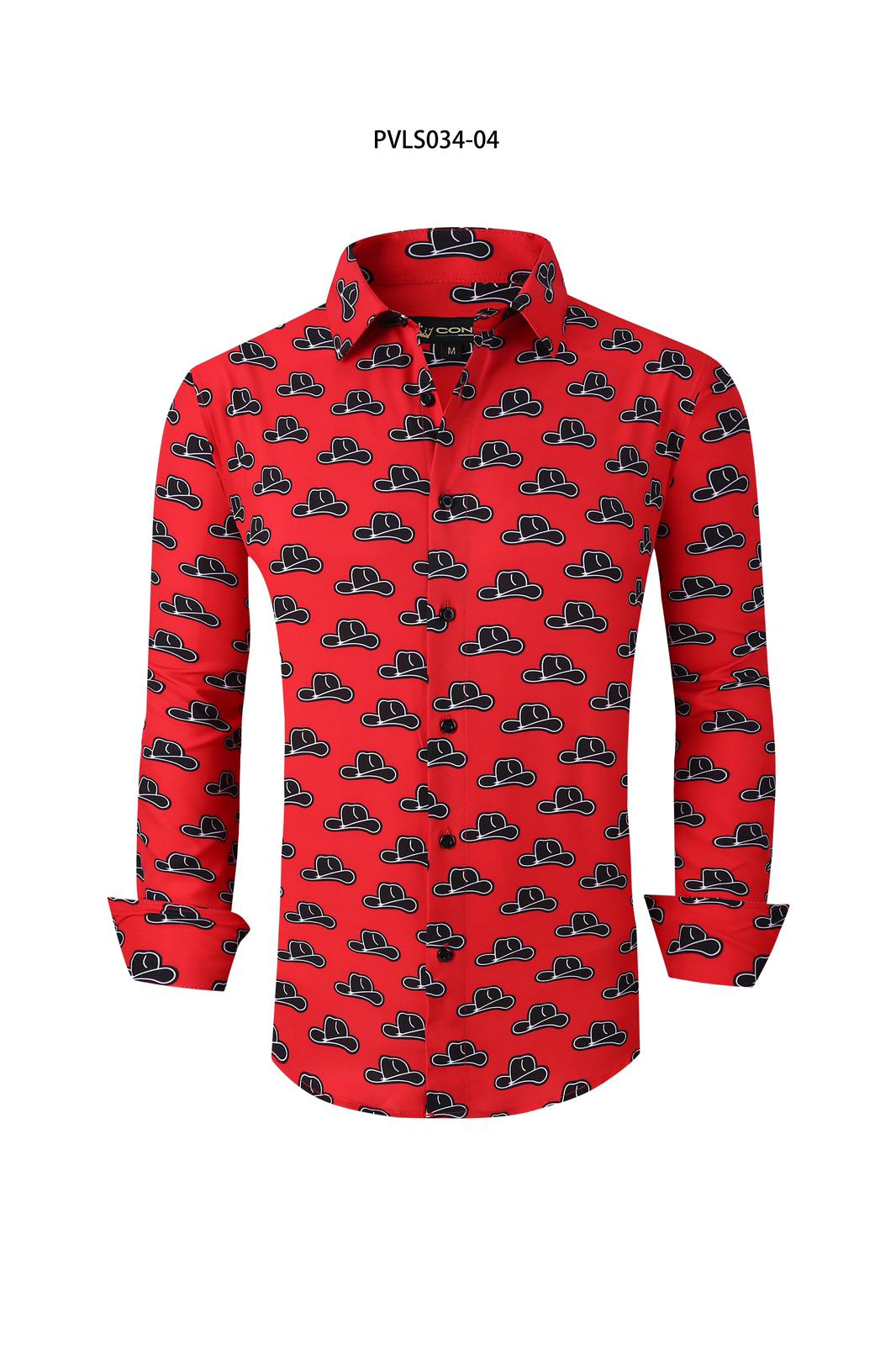 CAMISA SOMBRERO RED CT034-04