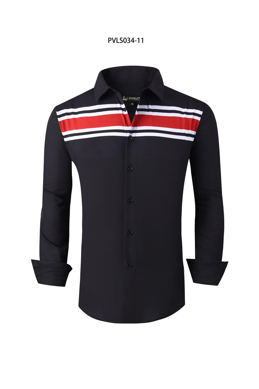CAMISA PVLS034-11 BLACK