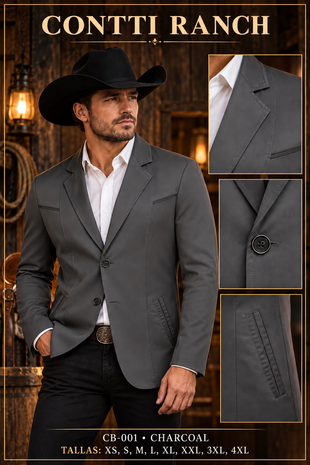 SACO CB-01 CHARCOAL