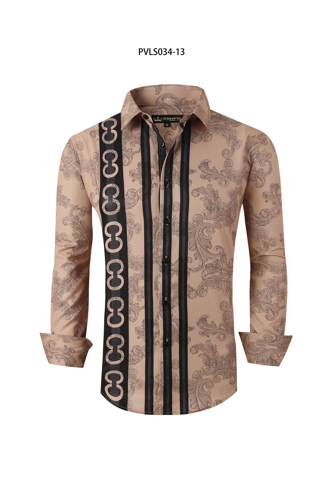 CAMISA PVLS034-13 BEIGE