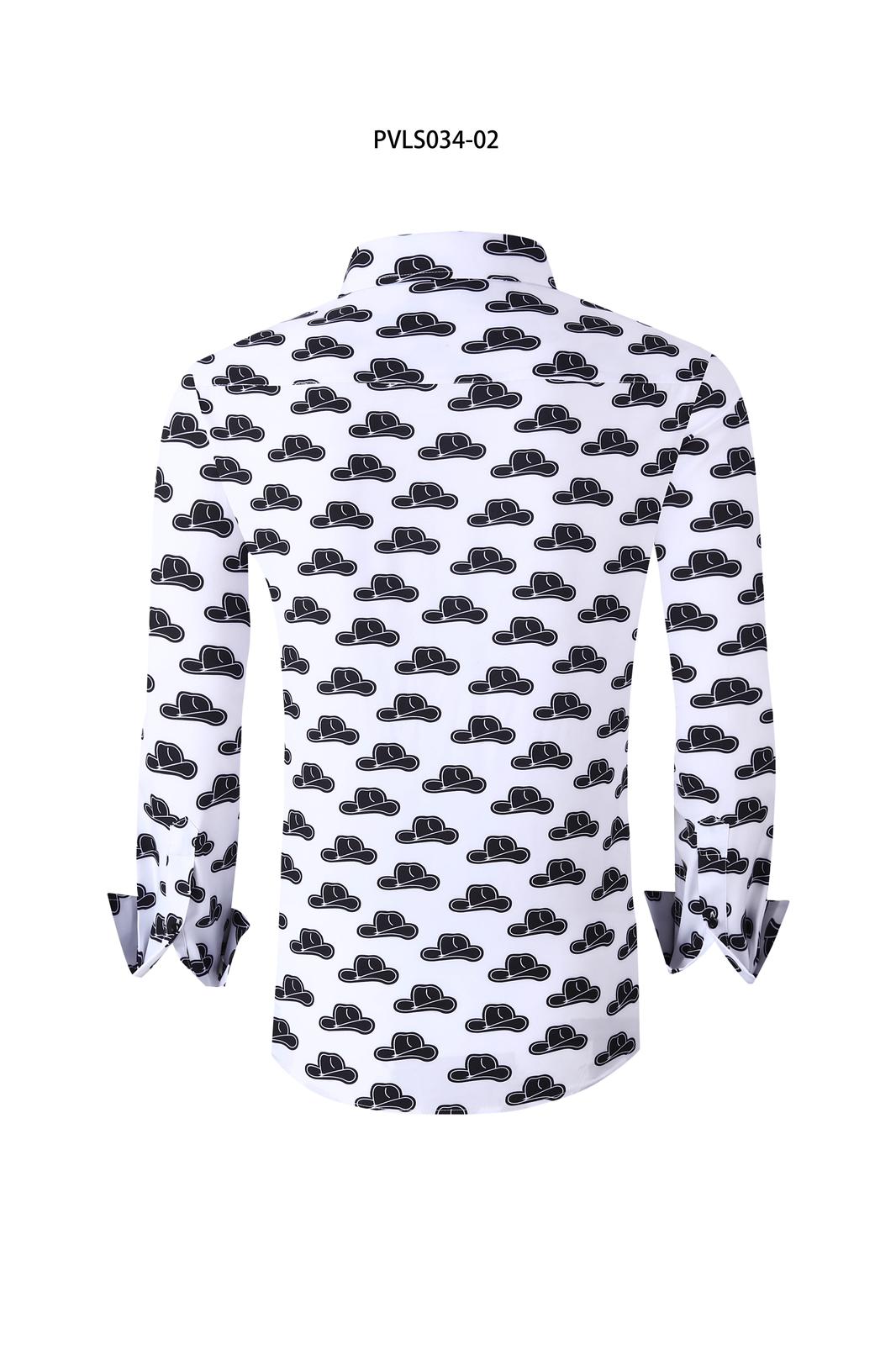 CAMISA PVLS034-02 SOMBRERO WHITE