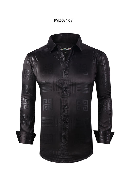 CAMISA PVLS034-08 BLACK