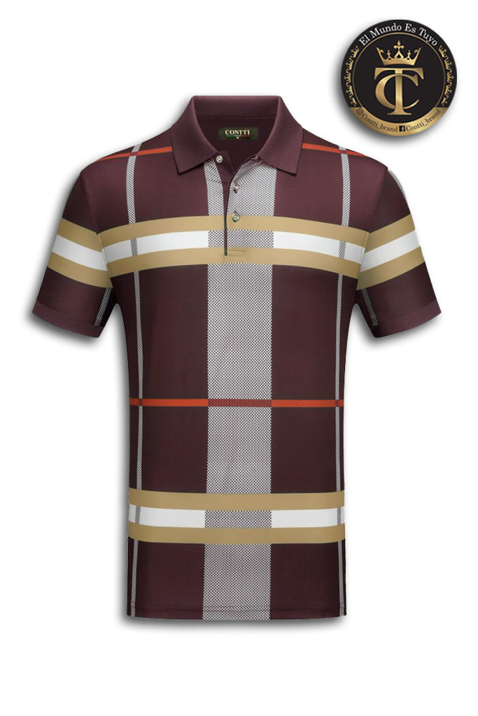 POLO SHIRT CP25 BURGANDY