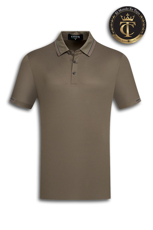 POLO SHIRT CP28 BROWN