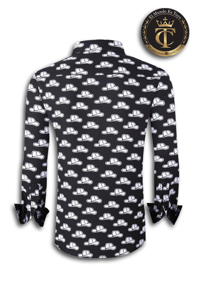 CAMISA SOMBRERO BLACK CT034-01