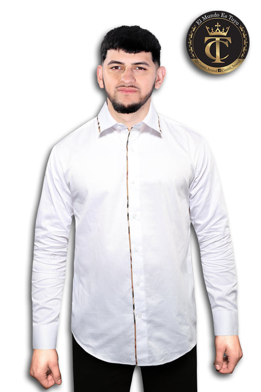 CAMISA CT182 WHITE