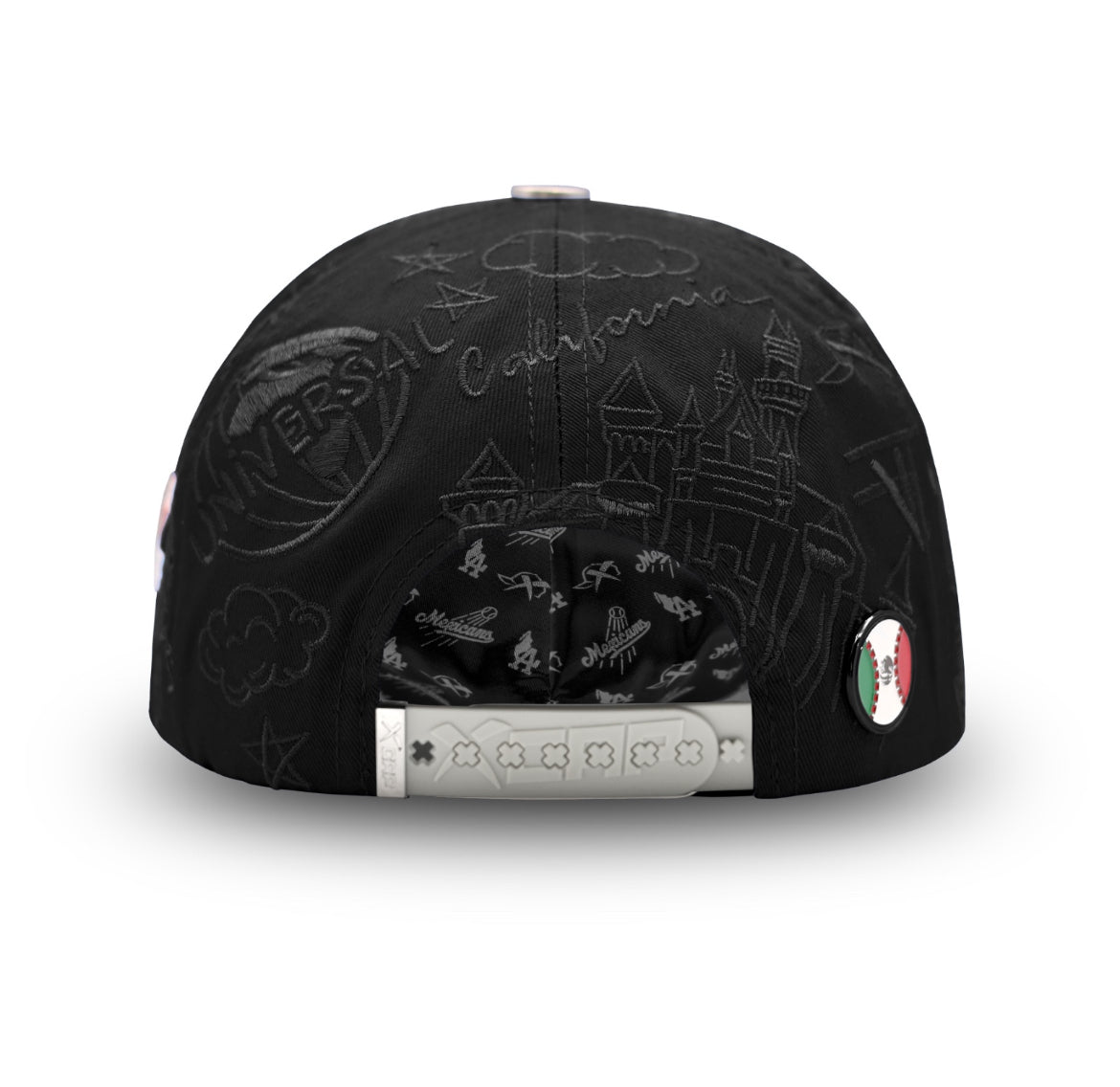 LA MÉXICO BLACK BORDADA