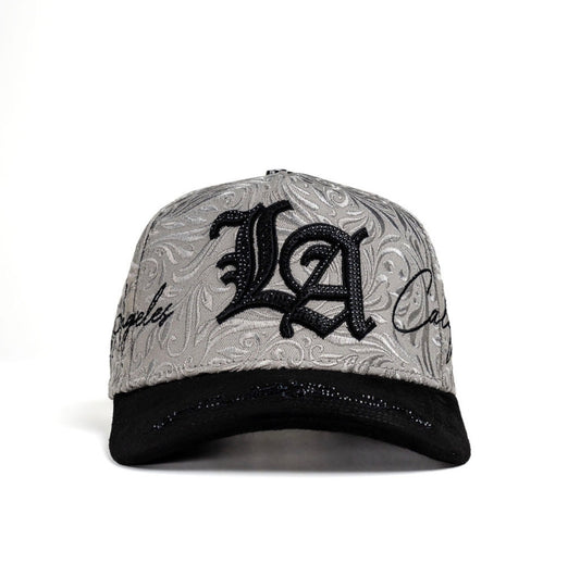 GRAY EMBROIDERED LOS ANGELES