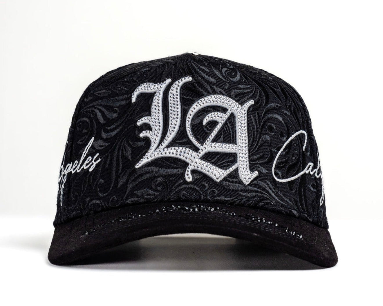 BLACK EMBROIDERED LOS ANGELES
