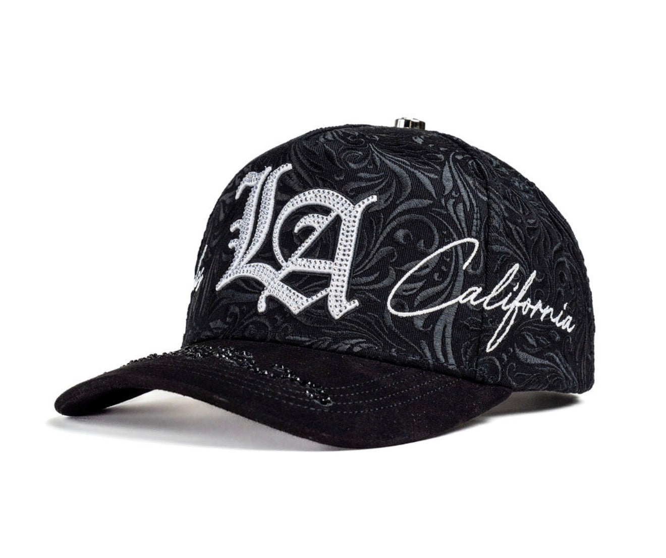 BLACK EMBROIDERED LOS ANGELES