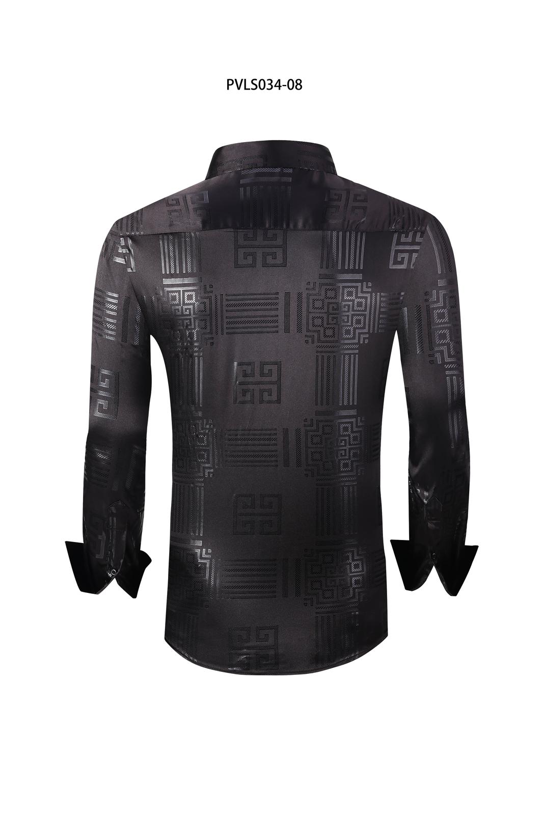 CAMISA PVLS034-08 BLACK
